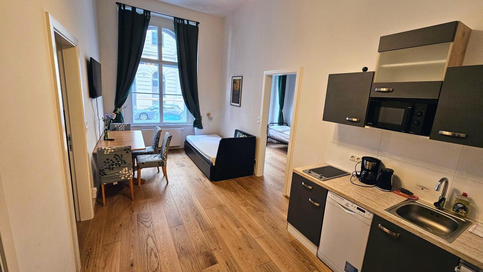 Sobieski District-1 Ring Apartments ウィーン 部屋 写真